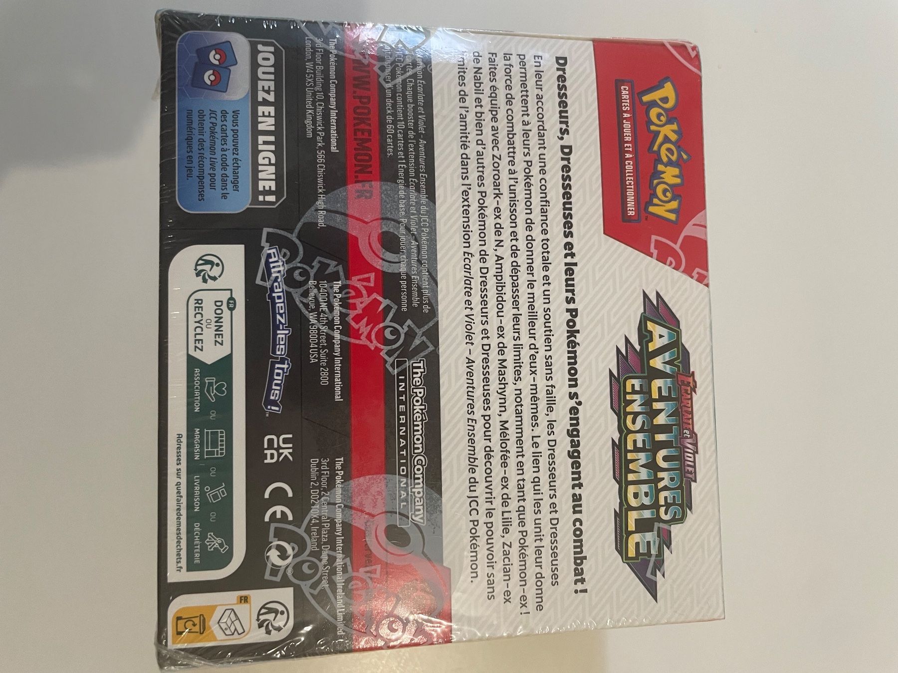 Pokémon Carte collezionabili: Display Aventure Ensemble - Pokemon EV09 FR Scellé – Nuovo e nell'imballaggio originale da Genève venduto da pie_mnr 2