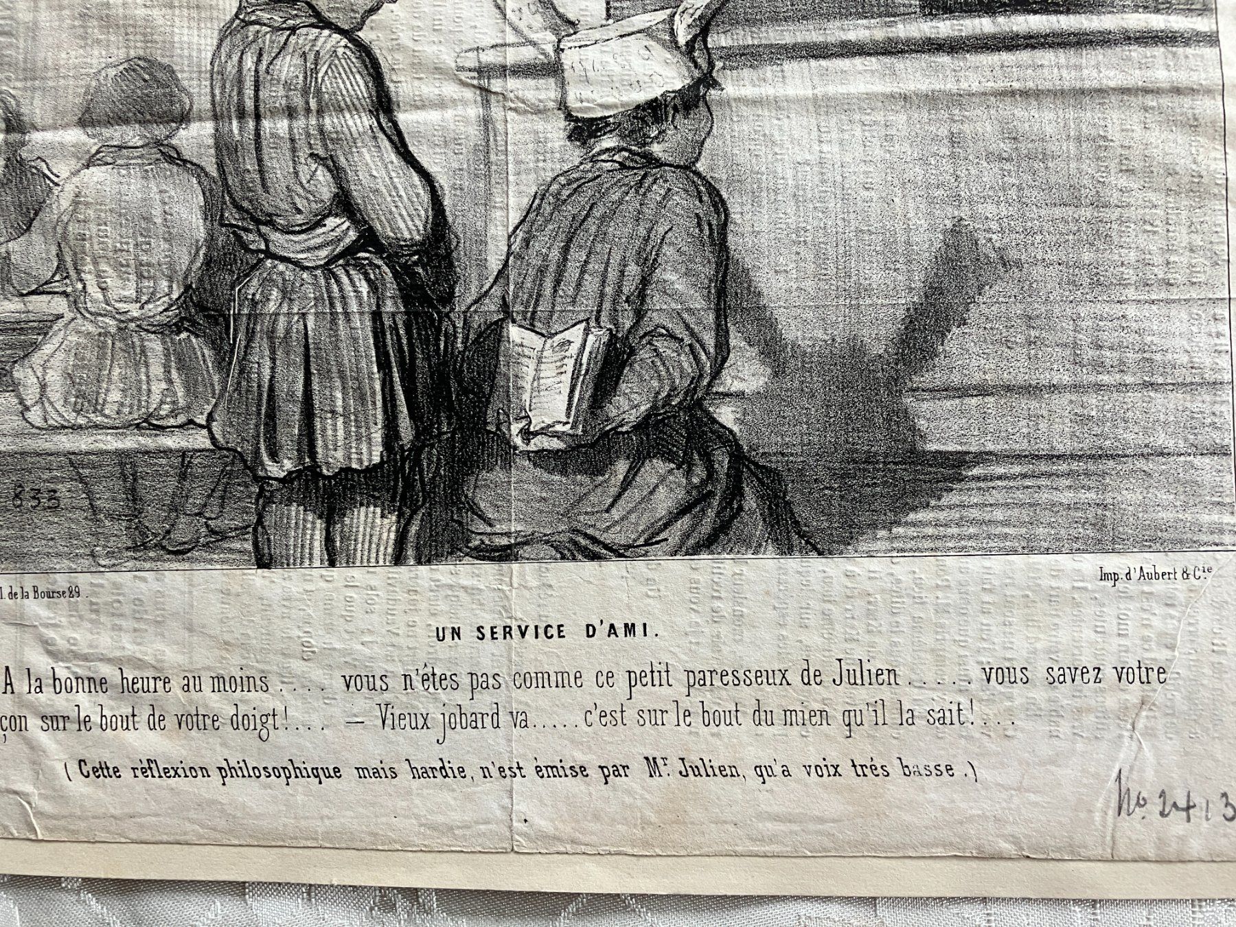 Incisioni: Daumier, Original 1845 – Usato da Männedorf venduto da Amleto3 2