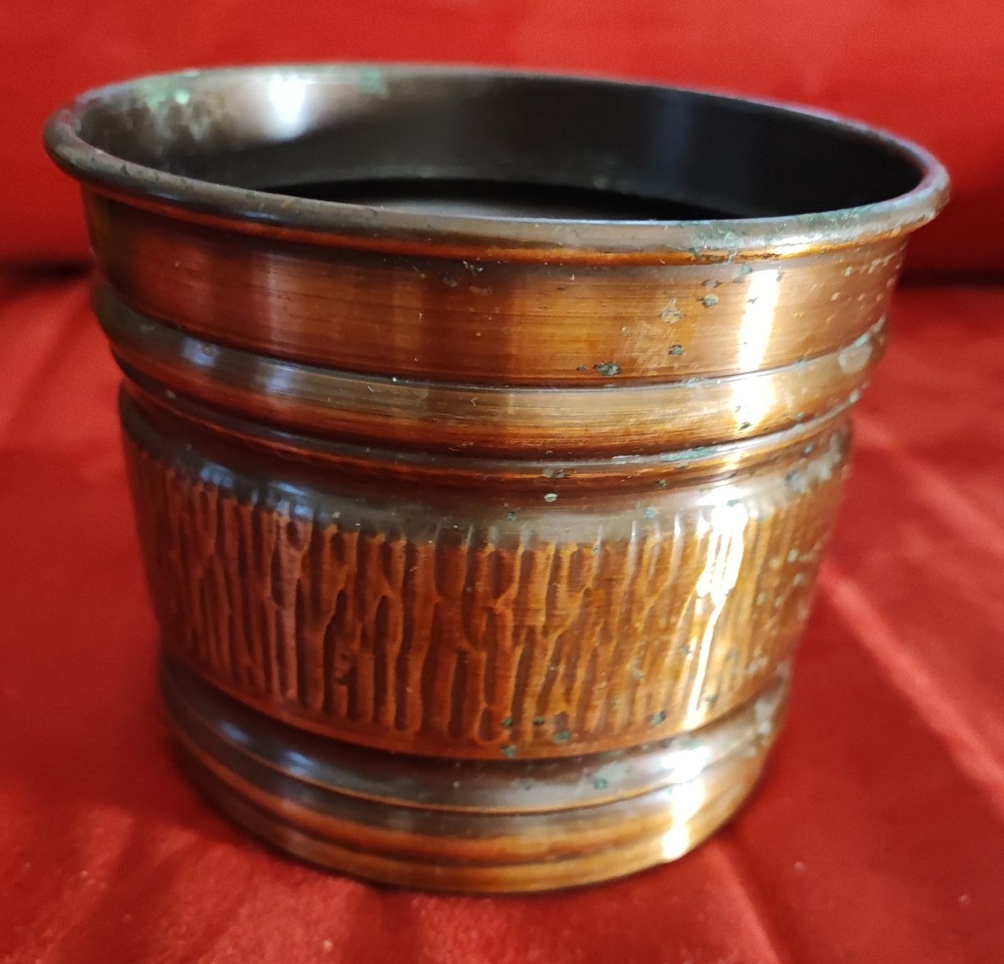 Pentole: Blumenübertopf aus edlem Kupfer, vintage – Usato da Langenthal venduto da shadow308 1