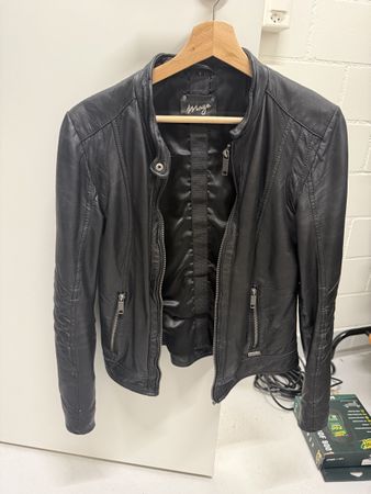 Maze Lederjacke Schwarz – Grösse S