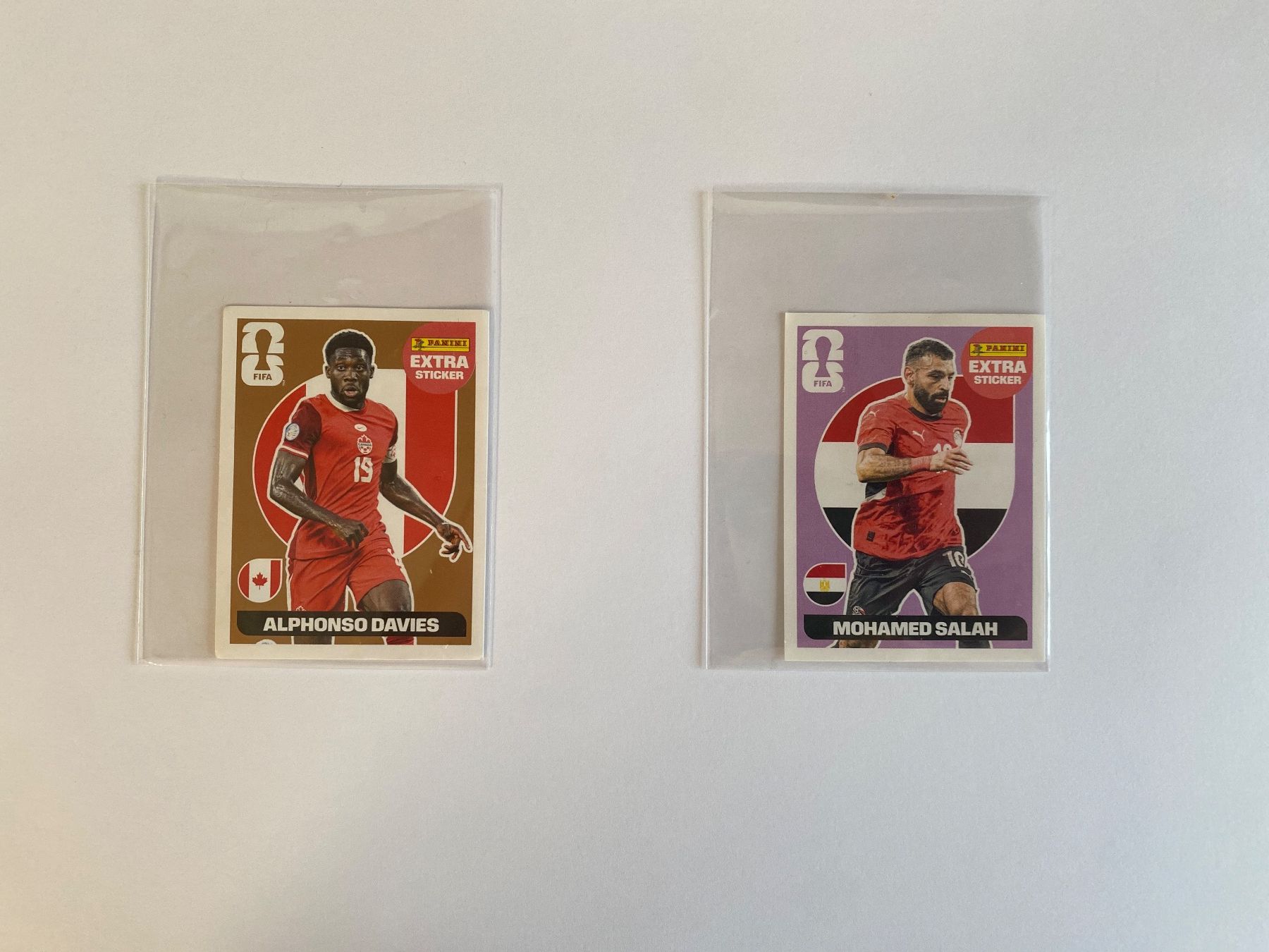 Panini Sammelbilder & Trading cards: Panini FIFA Extra Sticker Alphonso Davies Salah – Gebraucht aus Gachnang von Nisaen