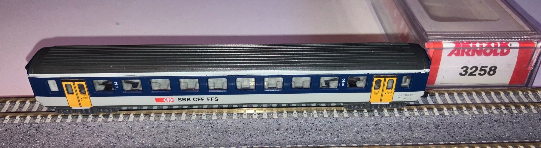 Arnold Modellini di ferrovie: Arnold NPZ 2. Klasse EW I mit Verpackung – Usato da Dompierre VD venduto da immorentes
