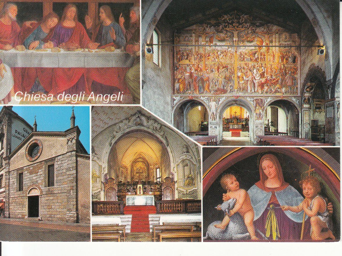 Cartoline postali: Lugano Angeli, ca. 1970 – Usato da Bürglen TG venduto da StampGraf