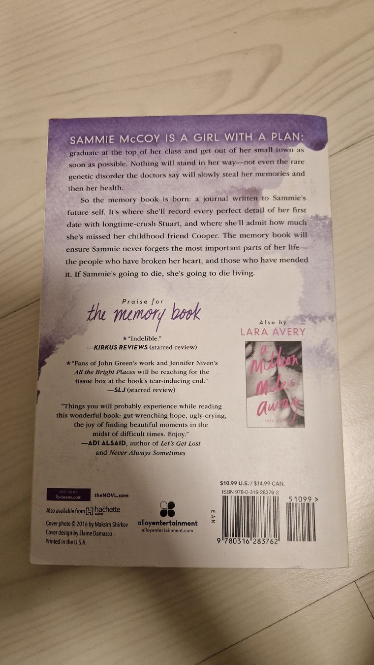 Libri: Jugendbuch: "The Memory Book" von Lara Avery, Top! – Usato da Walenstadt venduto da jan_dcn2 1