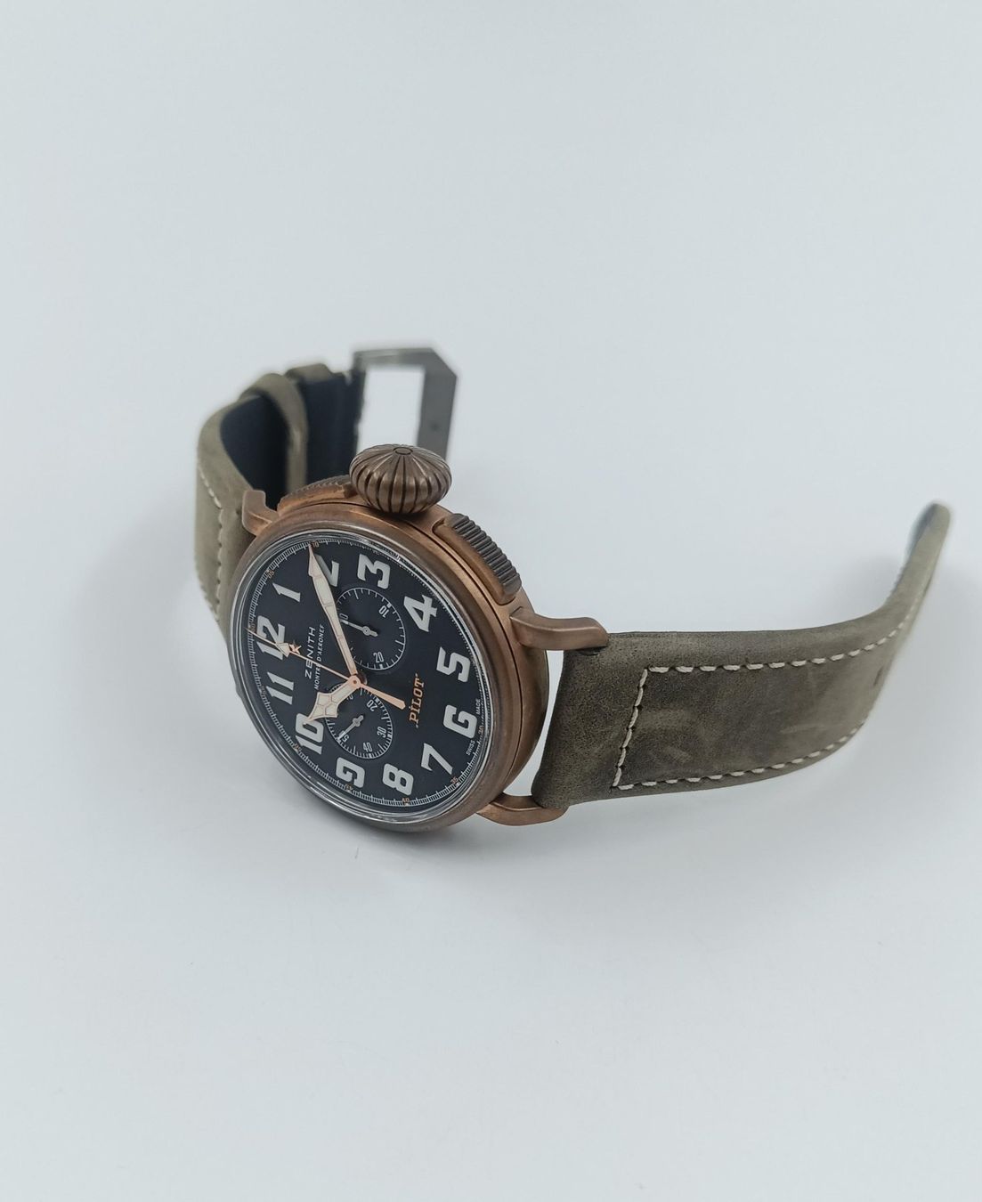 Zenith Uhren: ZENITH " PILOT TYPE 20 CHRONOGRAPH " IN BRONZE, 45 MM – Neu (gemäss Beschreibung) aus Luzern von EdiGem 7