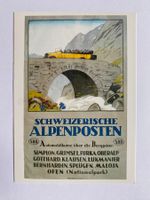 Plakat Schweizerische Alpenposten (SBB) 1923 (Repro.)