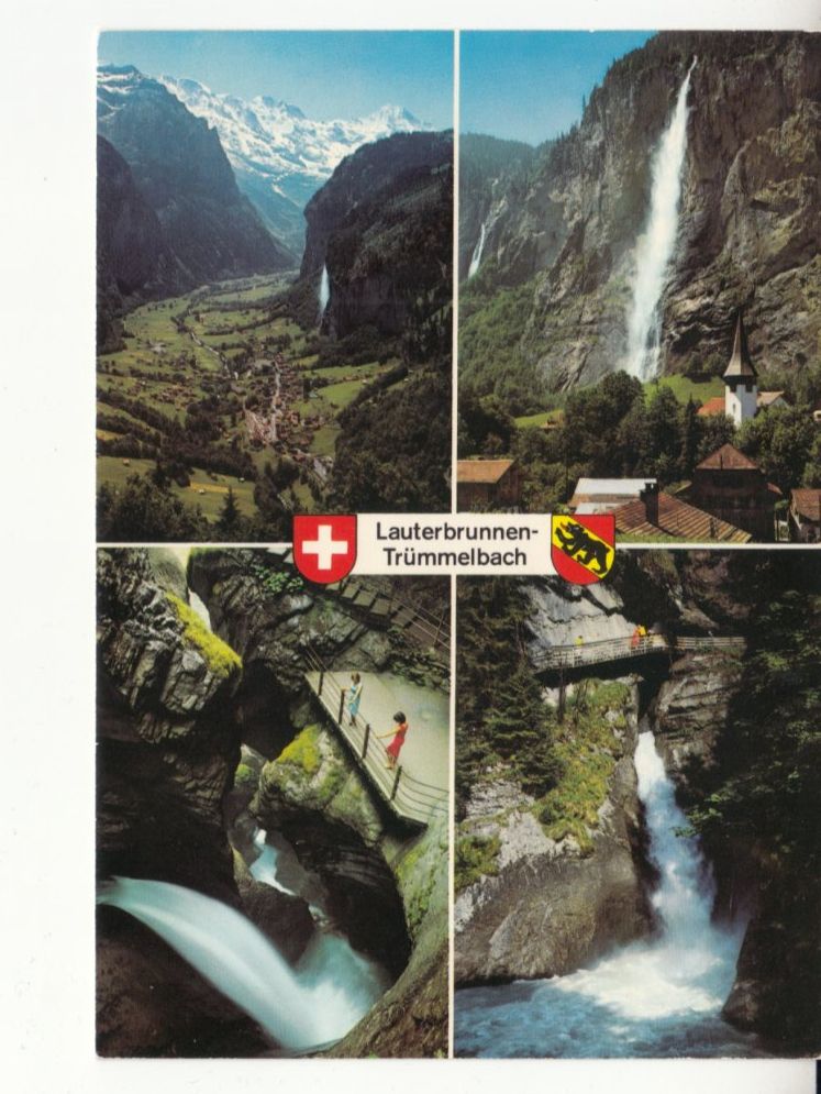 Cartoline postali: Lauterbrunnen Trümmelbach 1983 – Usato da Bürglen TG venduto da StampGraf