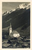 Kippel   VS  im Lötschental   mit Bietschhorn    um 1 9 2 2