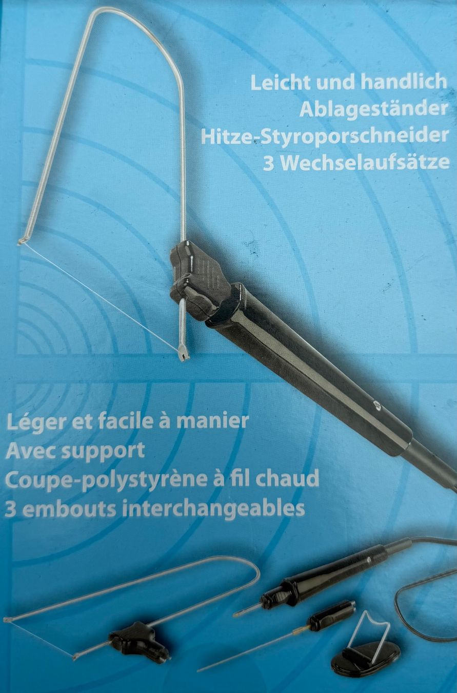 Tutti gli attrezzi: Styroporschneider – Nuovo e nell'imballaggio originale da Zürich venduto da Syossmen