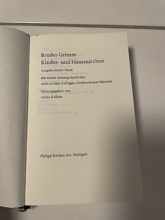 Libri: Kinder- und Hausmärchen ? Brüder Grimm  – Usato da Uster venduto da avl_p867 1