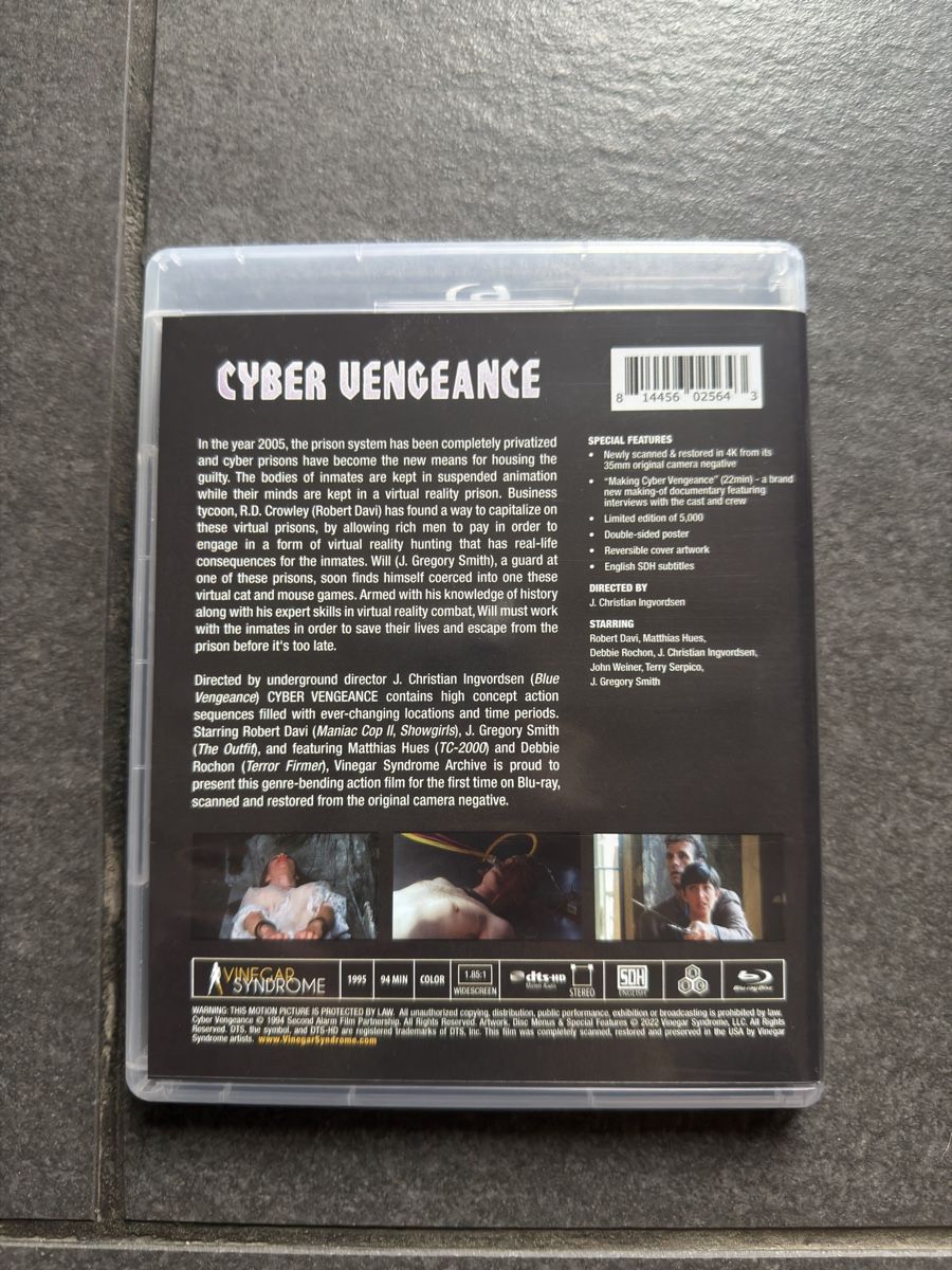 Tutti i DVDs: Cyber Vengeance Blu-ray Vinegar Syndrome – Usato da Zürich venduto da cENS0R 4