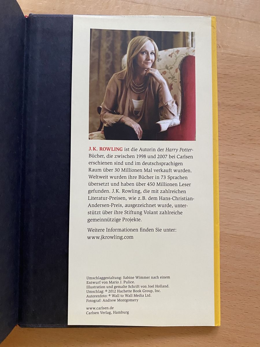 Libri: Ein plötzlicher Todesfall - Joanne K. Rowling – Usato da Schwarzenburg venduto da Michellu 5