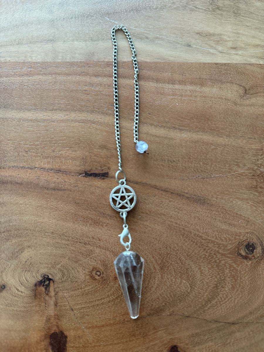 Pendentifs: Pendel mit Pentagramm und Kristall – D'occasion à Giswil par Ody2 1