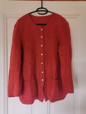 Hochwertige Vintage Woll/Mohair Strickjacke 