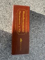 Weinthermometer in Holzbox