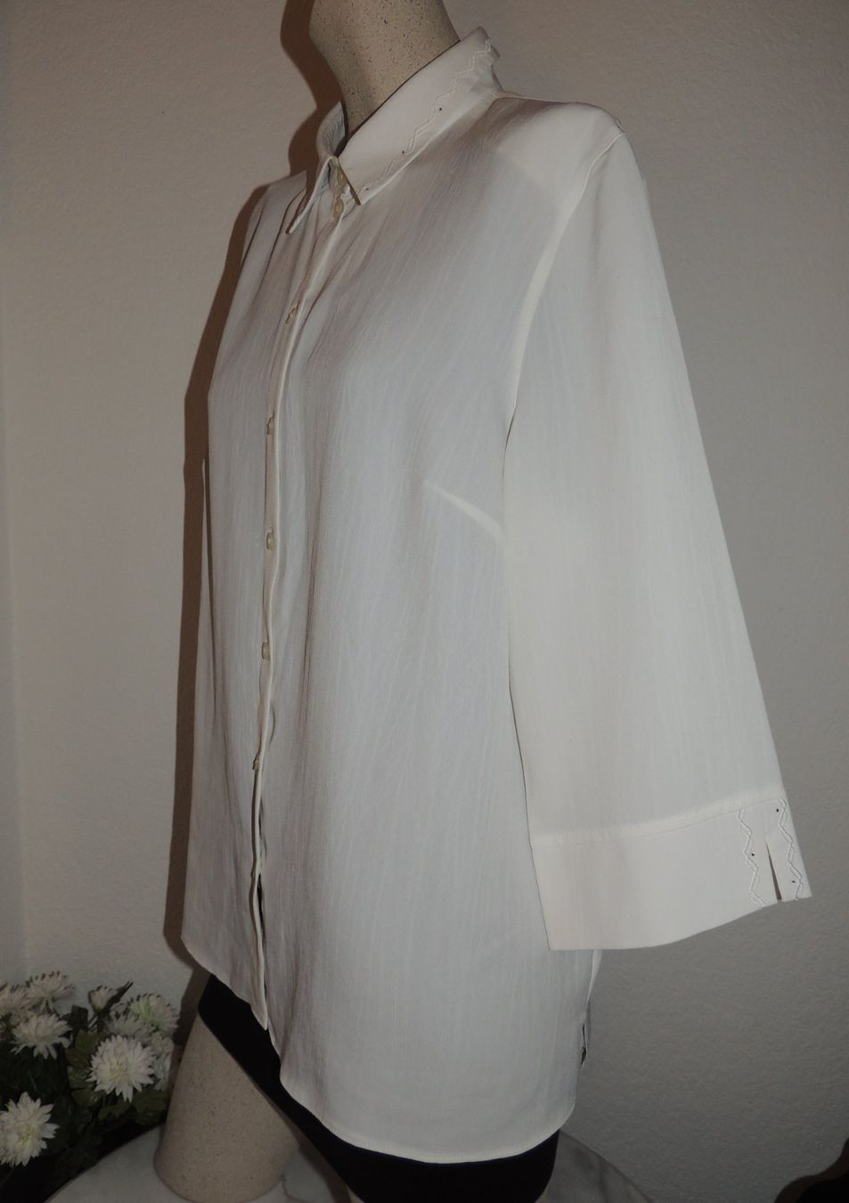 C&A Camicette: SCHÖNE BLUSE "FUNKELNDE ZIRKONE" VISCOSE C&A NEU L – Nuovo (secondo la descrizione) da Au ZH venduto da FashionConsultant 5
