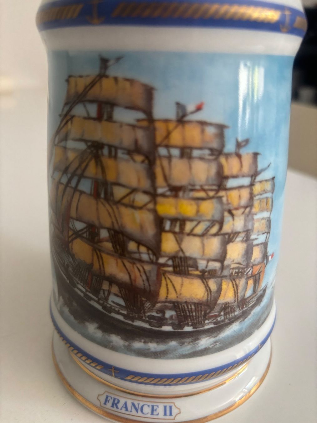 Bicchieri: Great Sailing Ships Collection "FRANCEII", 500 ml – Usato da Bettwiesen venduto da Raisa1973 1