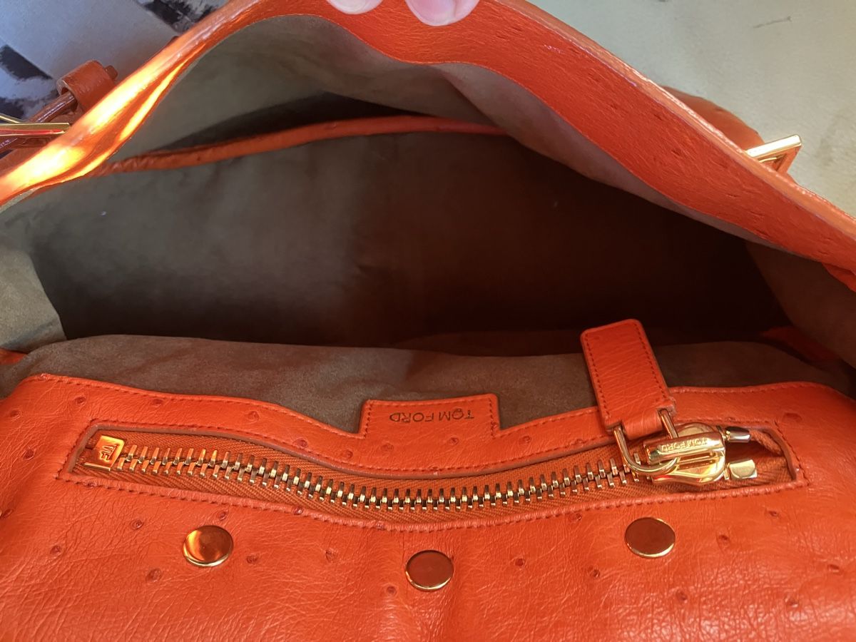 Tom Ford Sacs femmes: Echte Straussenleder Tasche von Tom Ford – Neuf (Voir description) à Bassersdorf par groovygremlin 4