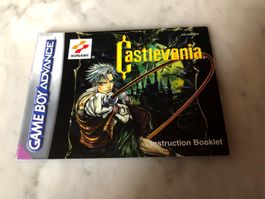ANLEITUNG FÜR CASTLEVANIA GAME BOY ADVANCE
