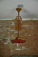 AnNo02d Hängelampe Deckenlampe Hof Vintage Emaille Schirm