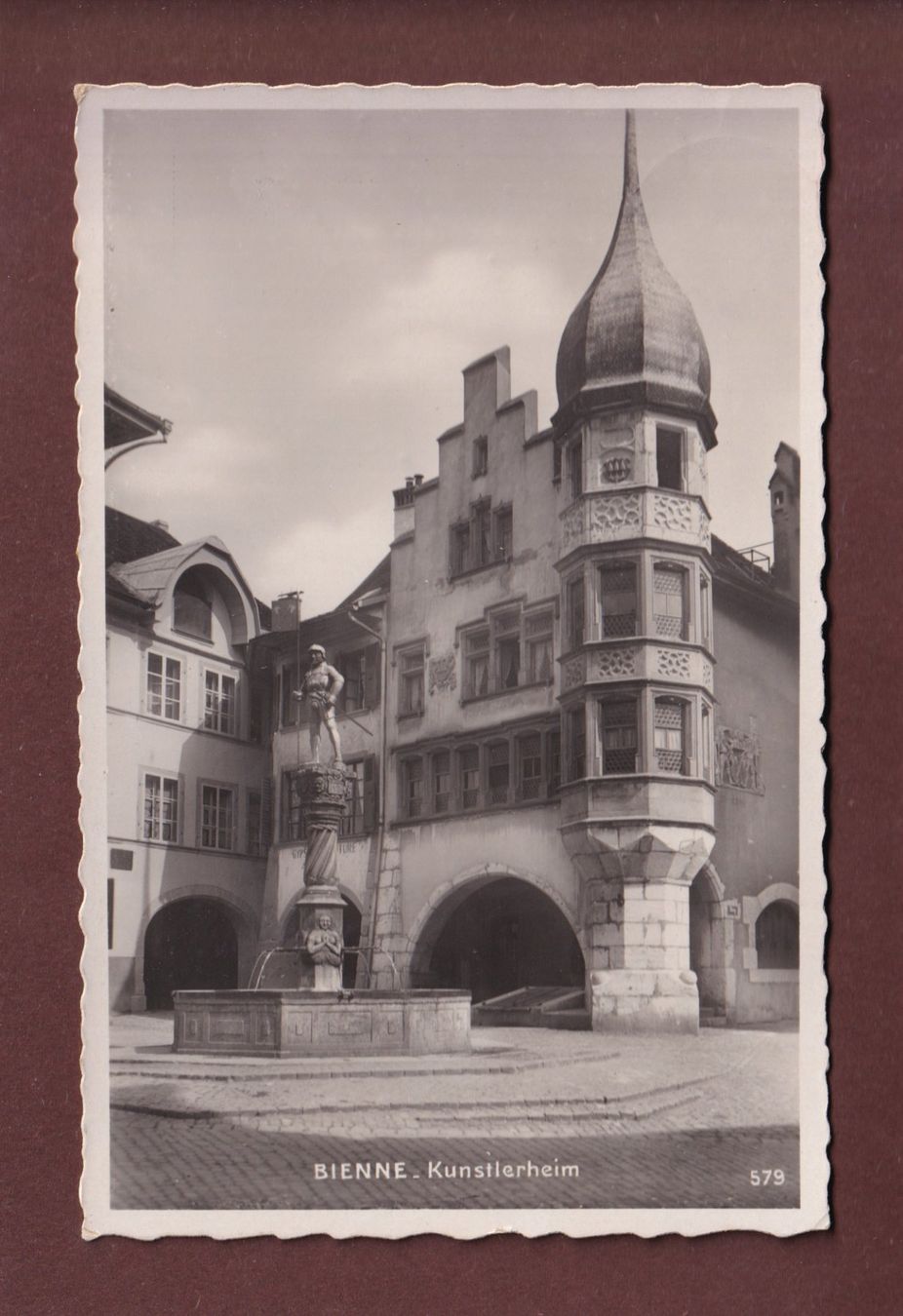 Cartes postales: BIENNE - Kunstlerheim - 1937 – D'occasion à Pully par nicecards-shop