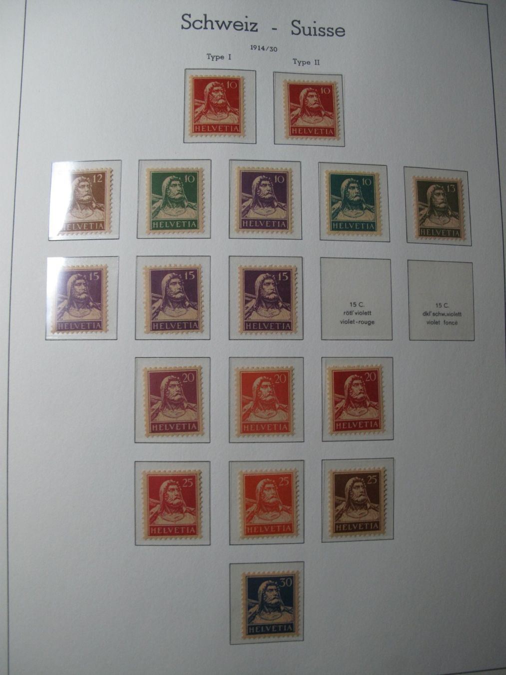 Album: Album Schweiz 1907 - 1989 Postfrisch – Usato da Wil SG venduto da fva01 3