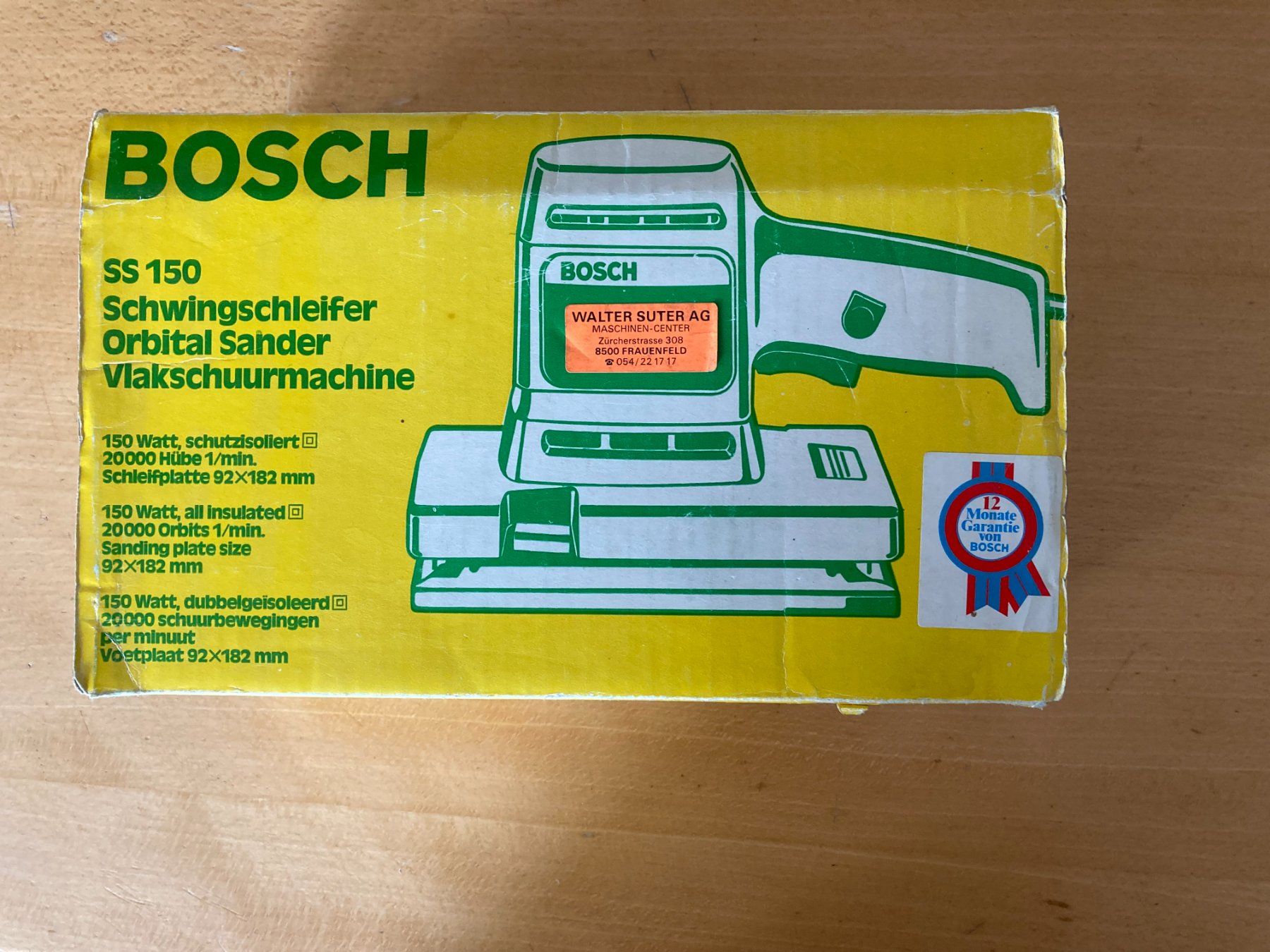 Bosch Aiguiseuses & polisseuses: Schwingschleifer Bosch SS150 – D'occasion à Urtenen-Schönbühl par urs_cc6j 2