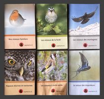 Lot de 6 livrets sur les oiseaux suisses vogelwarte.ch