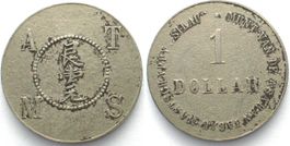 SUMATRA 1 Dollar ca.1900 Plantagengeld