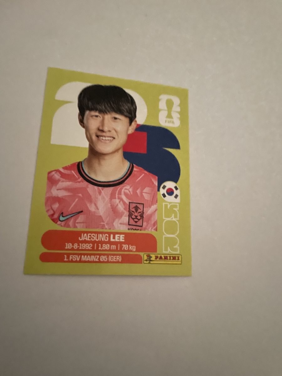 Panini Carte collezionabili: FIFA WM 2026 Jaesung Lee KOR 10 – Nuovo (secondo la descrizione) da Winterthur venduto da Cobraforce