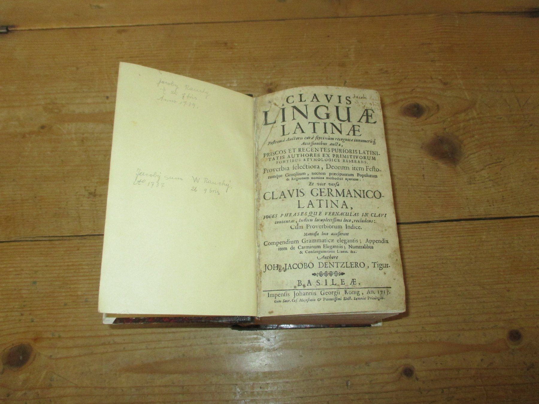 Libri: Clavis Linguae Latinae, 1713 – Usato da Flims - Dorf venduto da Stagediver 2