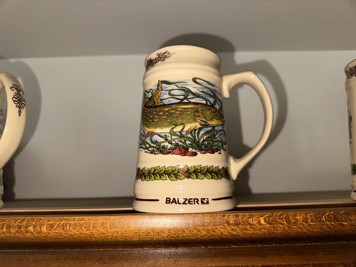 Bicchieri: Handbemalter Balzer Bierkrug 6stk – Usato da Gelterkinden venduto da seb_8jzy