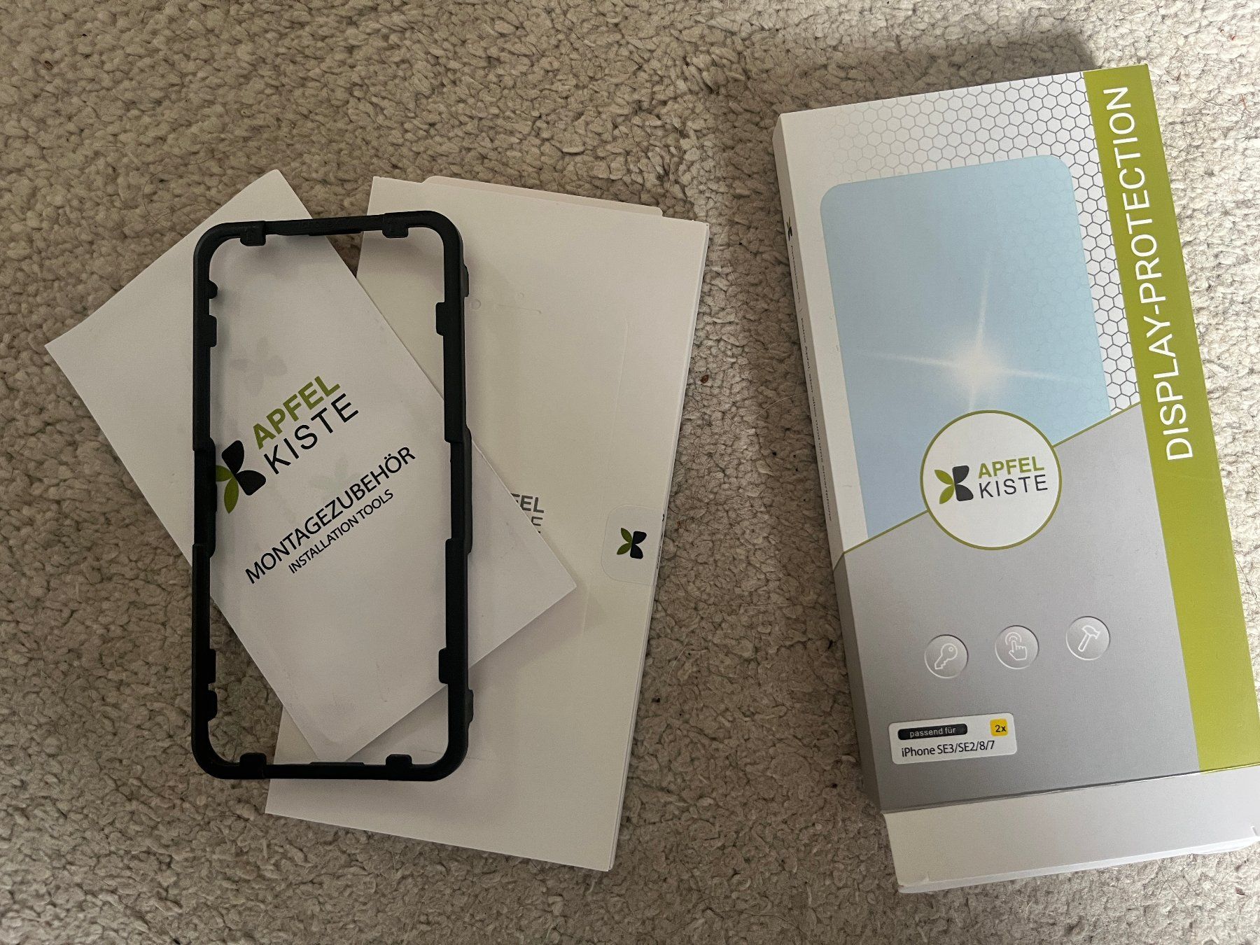 Lackretusche & Schutzfolien: Panzerglas Iphone 7 / 8 / SE originalverpackt ungebraucht – Neu (gemäss Beschreibung) aus Muri b. Bern von Buppalina