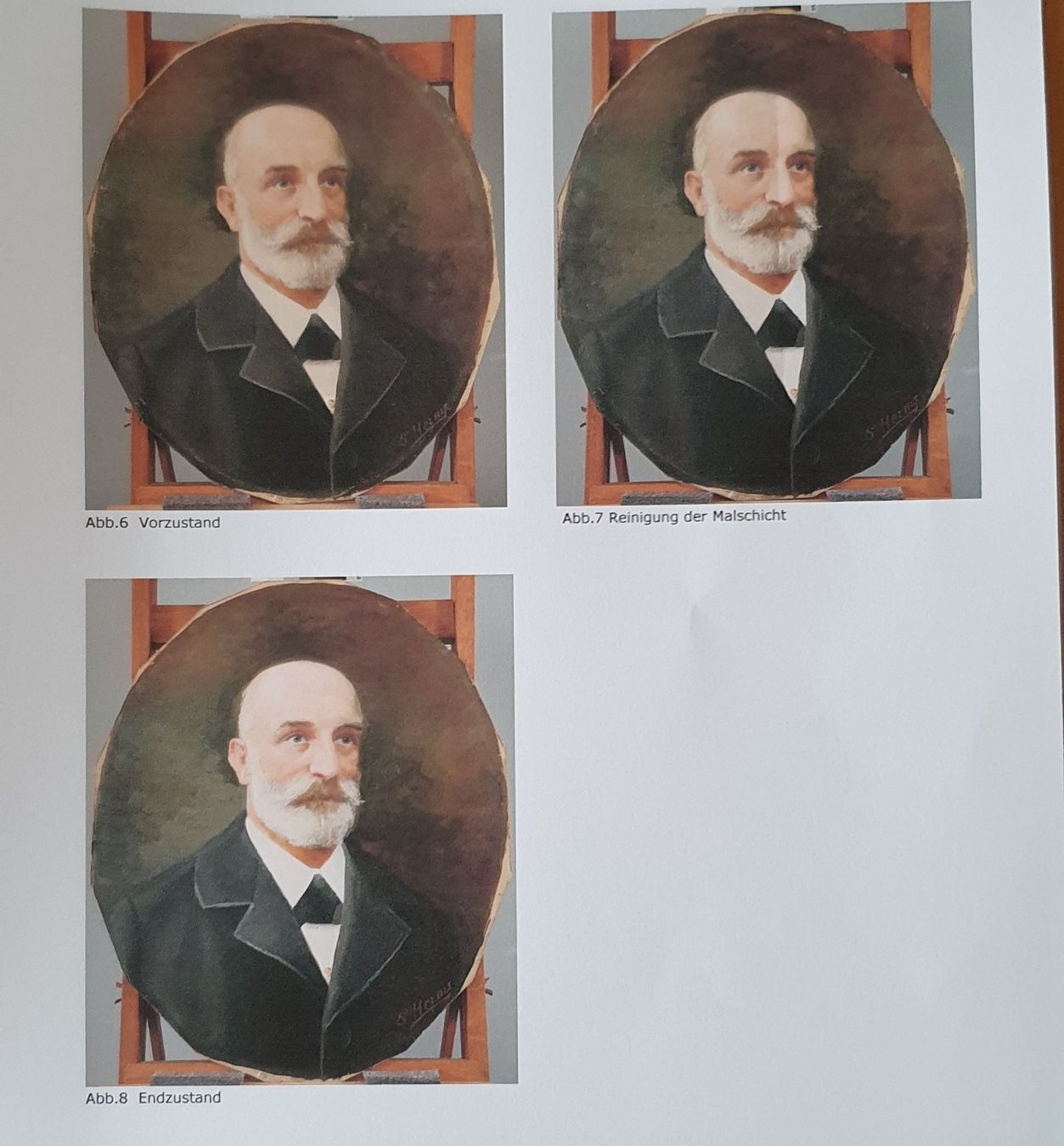 Gemälde: Gemälde - Herrenportrait, signiert S. Hernis – Gebraucht aus Kreuzlingen von Rschweiz1 7