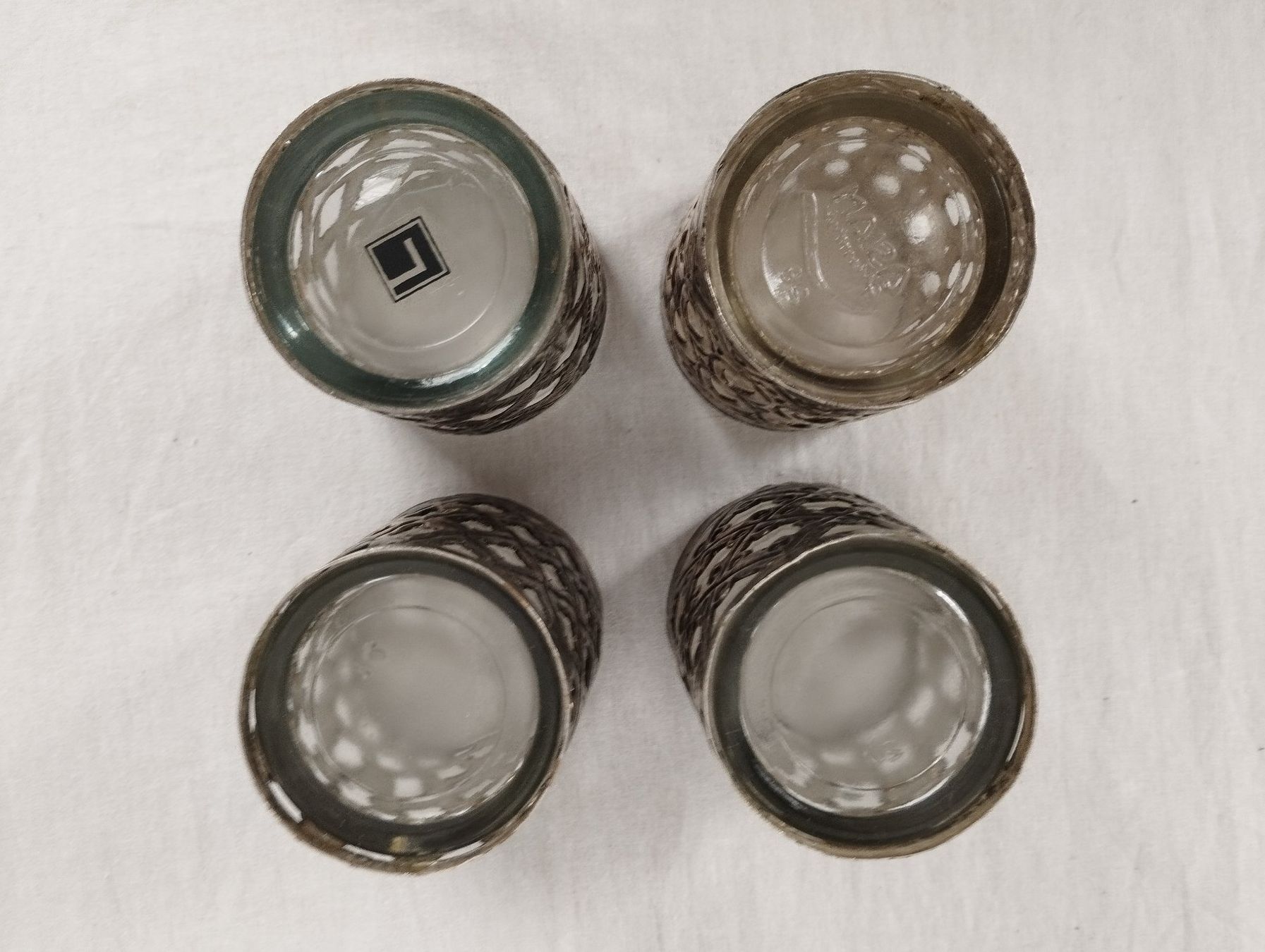 Bougeoirs: Windlichthalter Glas/Metall 4 Stk. – D'occasion à Schübelbach par Restwert_Schubelbach 7