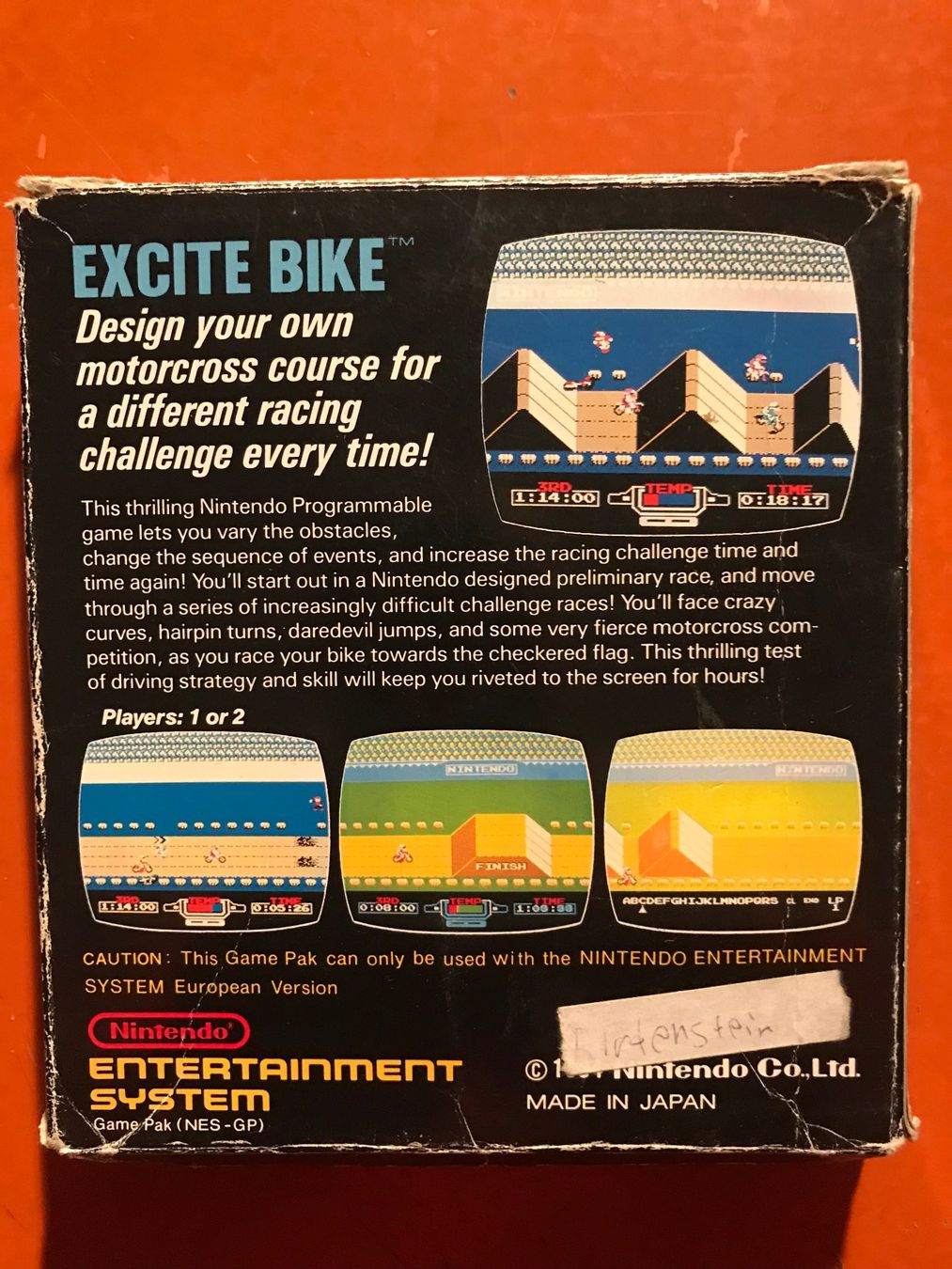Nintendo Spiele: Nintendo NES / Excite Bike / PAL – Gebraucht aus Zürich von TruxRev 3