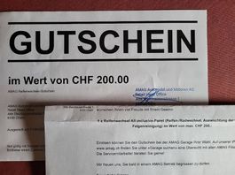 1 x AMAG Reifenwechsel-Gutschein CHF 200
