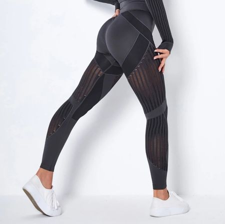 Fitness-Leggings Grau Grösse 36, 38, 40, 42