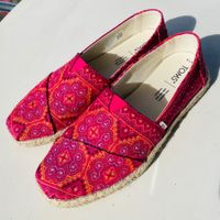 Toms Stoffschuhe Magenta Gr. 38