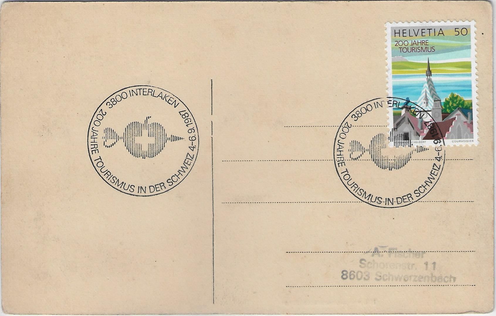 Cartoline postali: Die Jungfrau - Bergsteiger auf der – Usato da Ettingen venduto da Kartenplanet 1