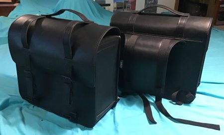 Töff- Satteltaschen Packtaschen Motorrad Leder