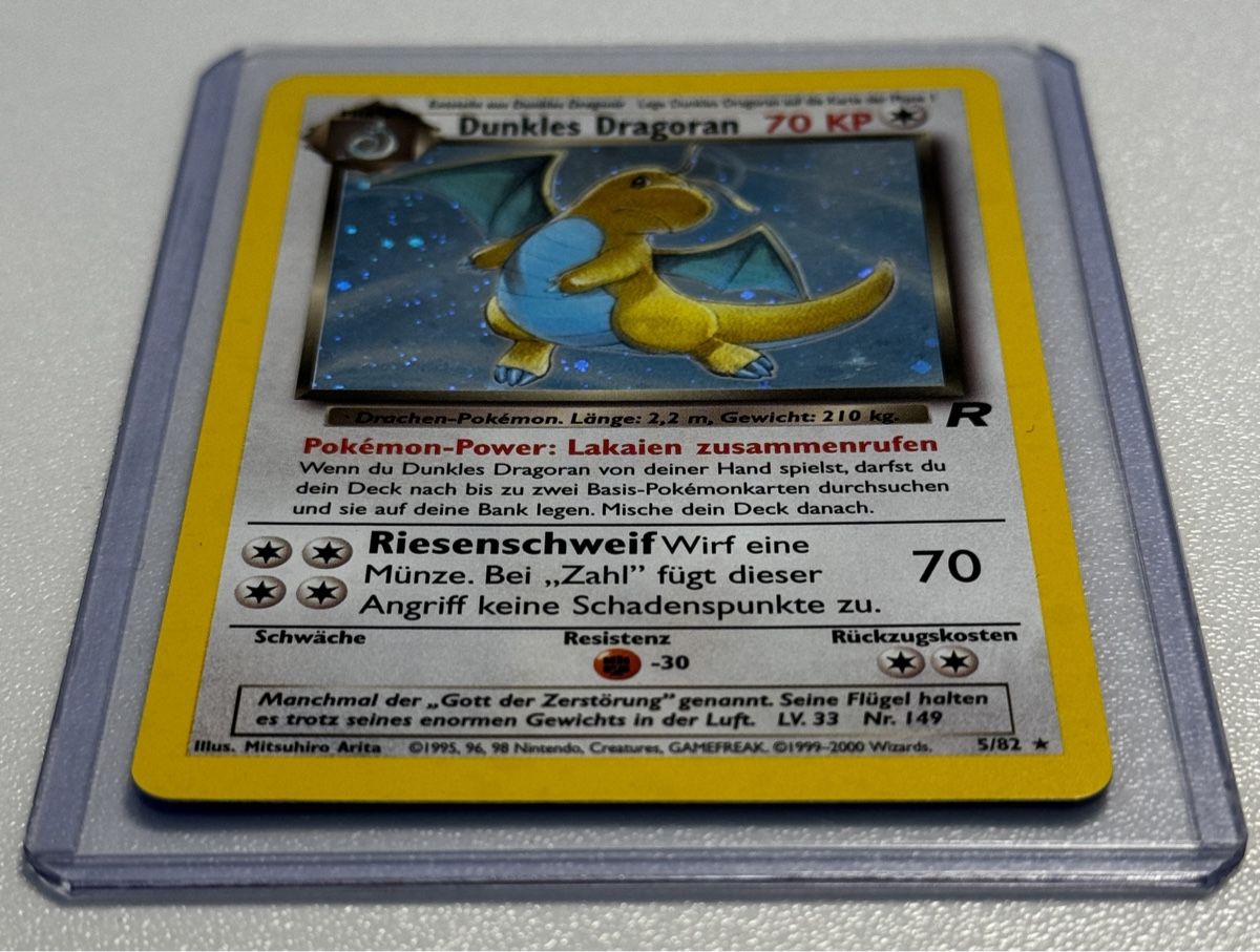 Pokémon Sammelbilder & Trading cards: Dunkles Dragoran HOLO 5/82 Team Rocket - PSA ready – Neu (gemäss Beschreibung) aus Frick von Son-Goku.CH 2
