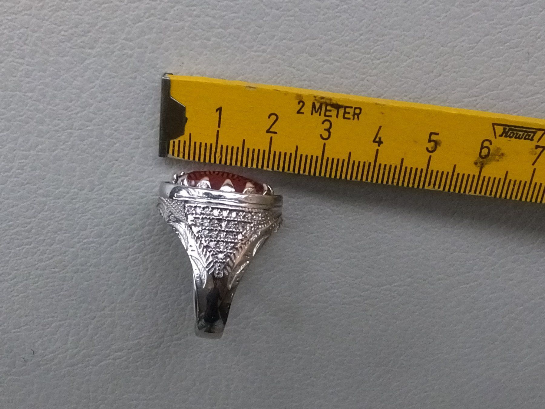 Anelli: Herrenring mit Echtem RUBIN Stein – Nuovo e nell'imballaggio originale da Unterentfelden venduto da l654321a 6