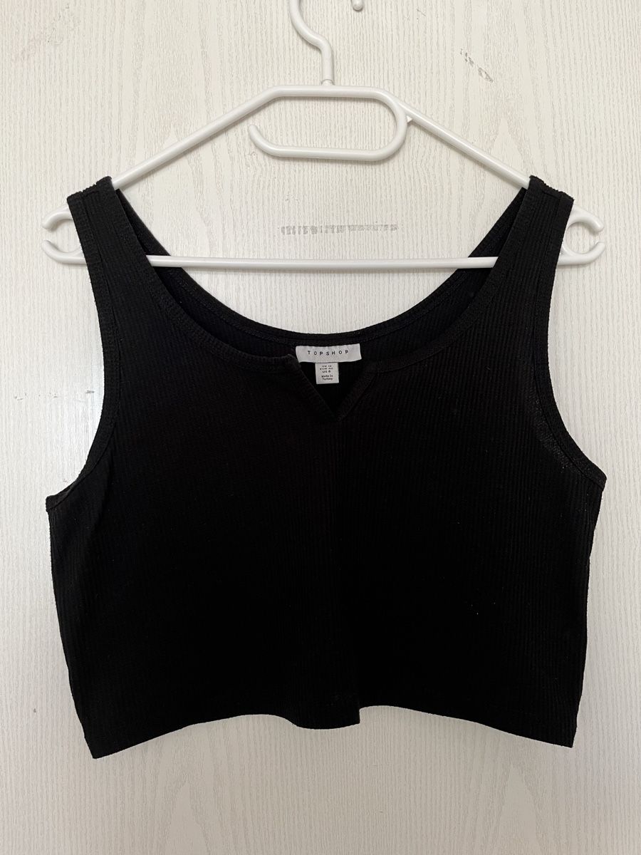 Tops: Schwarzes Croptop – D'occasion à Bern par zauberschachteli