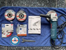 Bosch GWS, 1000 Professional Flex, 3 neuen Diamantscheiben
