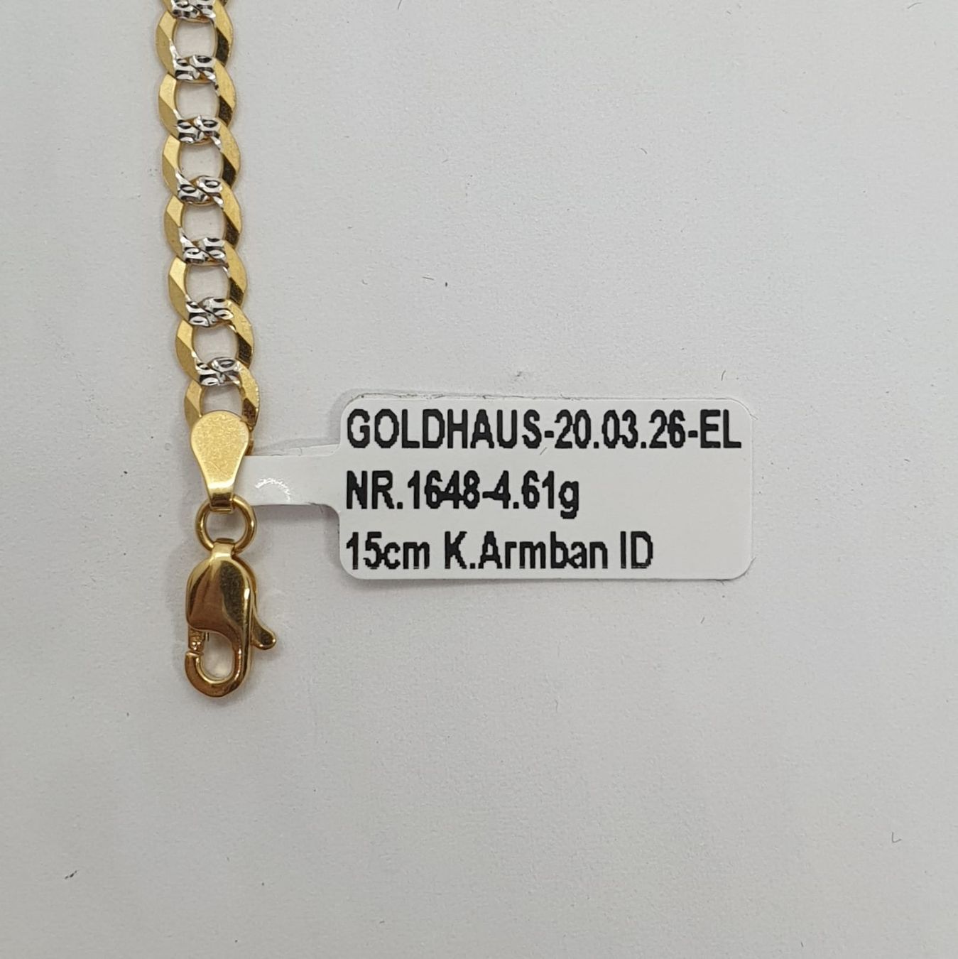 Bracciali & Braccialetti: Echt 14K Gold Armband – Usato da Luzern venduto da Goldhaus-Luzern 2
