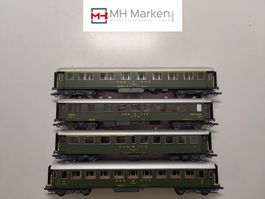 Roco SBB CFF FFS Stahlwagen Set 4-Teilig ACH0 Exact 1/87 OVP