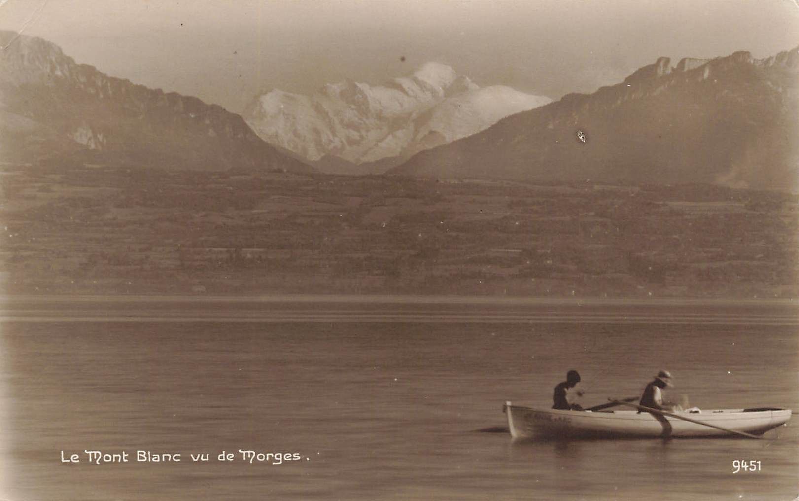 Cartes postales: Le mont blanc vu de Morges – D'occasion à Biasca par Blenio71