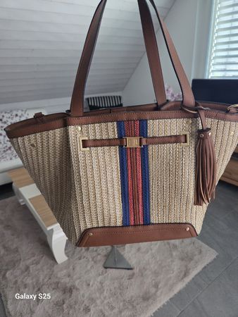 Tasche Damen Korbtasche , (Stroh,Rafia, Bast) Riemen guter Z