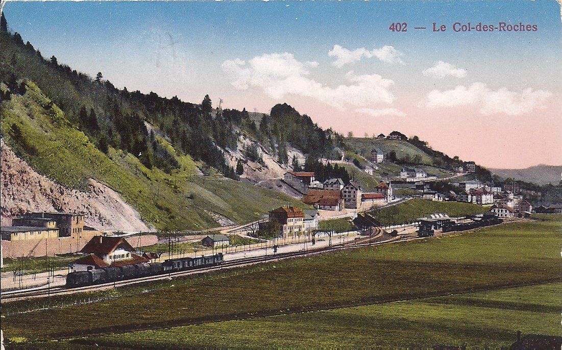 LE COL - des - ROCHES, le train en gare (Neuf (Voir description)) à Les ...